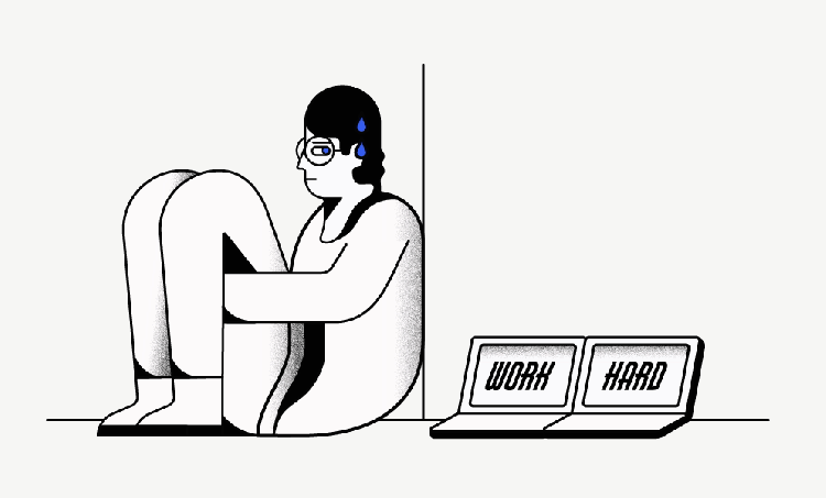 work hard anxiety